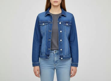 kurtka z frędzlami vinted: Janina, Kurtka jeansowa damska, rozmiar M — 1