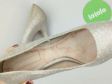 ccc srebrne sandały na obcasie: Next, Półbuty damskie, rozmiar 41 — 5