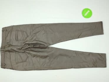spodnie woskowane brązowe reserved: Spodnie materiałowe damskie, rozmiar XL — 3