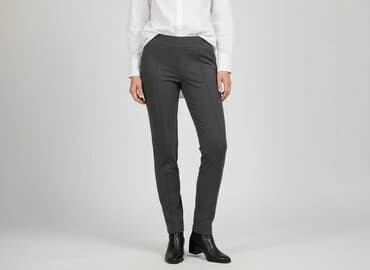 klapki miu miu z futerkiem: Beloved, Spodnie materiałowe damskie, rozmiar M — 7