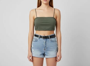 sandały na paskach: PrettyLittleThing, Top damski, rozmiar S — 6