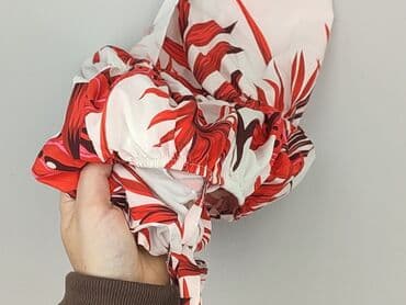 bluzka z baskinką biała: Women's blouse, size S — 6