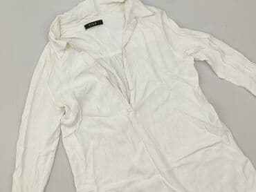 biała koszulka damska z długim rękawem: Vila, Koszula damska, rozmiar M — 2