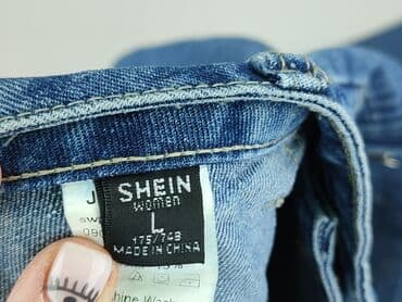 jeansy straight i regular damskie samsoe samsoe: Shein, Spodnie cargo damskie, L — 4