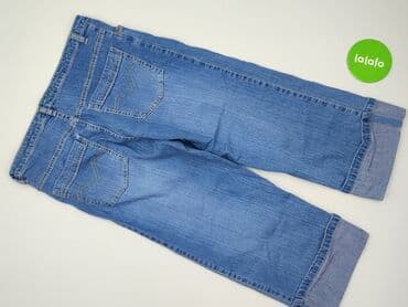 jeansy cropped damskie: Paprika, Spodnie 3/4 damskie, rozmiar L — 3
