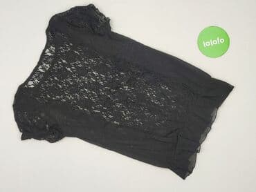 czarna bluzka koronkowa zara: Bluzka damska, rozmiar S — 3