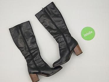 leather poland: Kozaki damskie, rozmiar 36 — 3