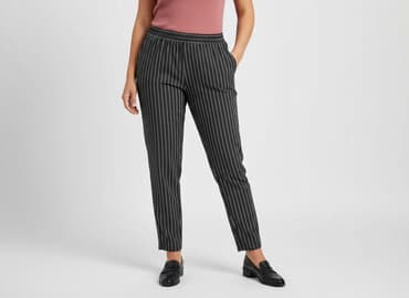 piżamy damskie allegro: Beloved, Spodnie materiałowe damskie, rozmiar XL — 6