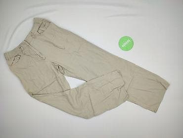 spodnie relaxed: Papaya, Spodnie materiałowe damskie, rozmiar L — 2