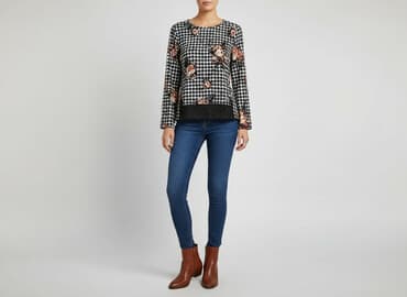 bluza z jamnikiem: Bluzka damska, rozmiar L — 1