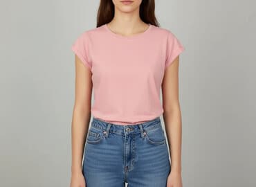 koszulka real rozowa: Beloved, T-shirt damski, rozmiar M — 7