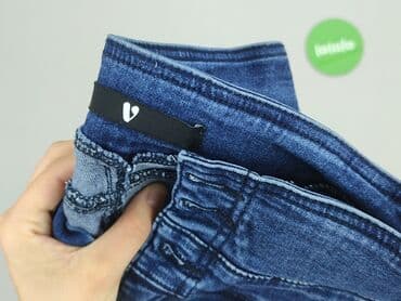 spodnie jeansy z wysokim stanem: Jeansy damskie, rozmiar S — 5