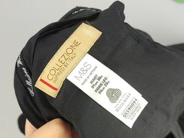 dodatki do czarnej bluzki: Marks & Spencer, Spodnie garniturowe dla mężczyzn, rozmiar XL — 4