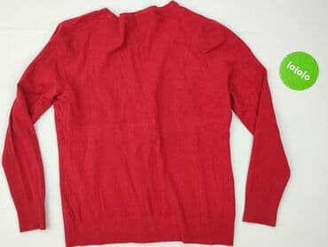 sweter w paski z serduszkiem: Kardigan damski, rozmiar XL — 3