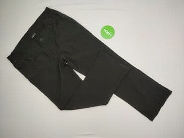 długie spodnie damskie dla wysokich: Janina, Spodnie materiałowe damskie, rozmiar XL — 2