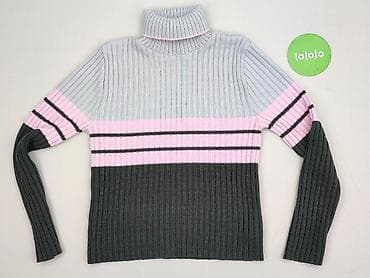 sweter w paski: Golf damski, rozmiar S — 3