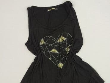 czarne t shirty damskie w serek: House, T-shirt damski, rozmiar S — 1