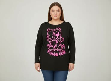 koszula damska z misiem: Bluzka damska, rozmiar 4XL — 1