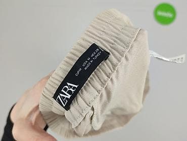 czarne cargo pull and bear: Zara, Spodnie dresowe damskie, rozmiar M — 4