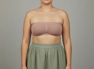 sukienka duży biust: Biustonosz damski, Bez ramiączek, 3XL — 6