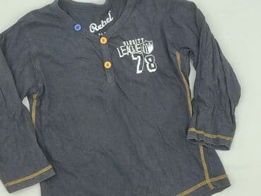zara koszula z bambusem: Bluzka, Rebel, 4-5 lat, 104-110 cm, stan - Bardzo dobry — 1