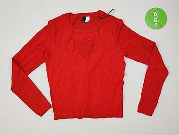 czerwony golf: Sweter damski, rozmiar M — 2