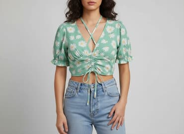 shein bluzy: Shein, Top damski, rozmiar S — 7