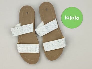 kapcie świąteczne h m: Klapki damskie, rozmiar 41 — 2