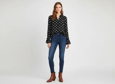 koszulka do garnituru damskiego: H&M, Bluzka damska, rozmiar L — 7