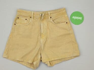 zara spodnie beżowe z wysokim stanem: Zara, Shorts for women, size M — 3