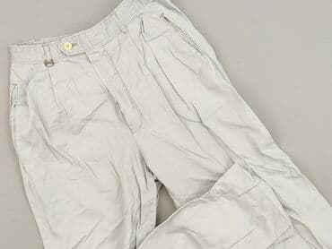 szare jeansy damskie stylizacje: Spodnie materiałowe damskie, rozmiar S — 1