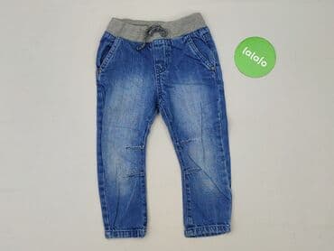 stradivarius spodnie materiałowe: Spodnie jeansowe, F&F, 2-3 lat, 98, stan - Bardzo dobry — 2