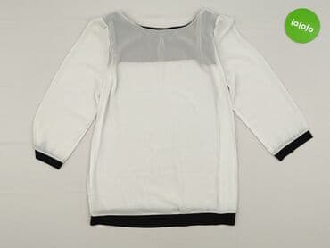 biała jedwabna bluzka damska: Bluzka damska, rozmiar S — 3