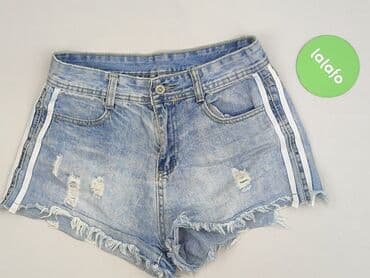damskie krótkie spodenki jeansowe: Denim, Szorty damskie, rozmiar M — 2