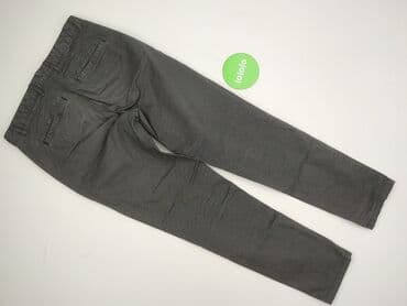 sinsay spodnie czarne z wysokim stanem: Sinsay, Chinos for men, size M — 3