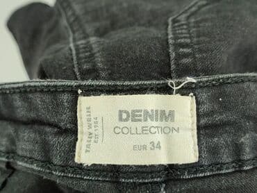 krótkie spodenki dżinsowe z wysokim stanem: Denim Collection, Szorty damskie, rozmiar XS — 5
