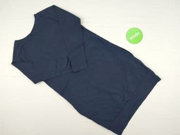 niebieska sukienka z długim rękawem: Women`s dress, size S — 4
