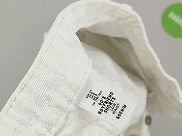 massimo dutti biale spodnie: H&M, Szorty damskie, rozmiar M — 4