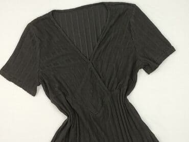 czarne bluzki z krótkim rękawem allegro: H&M, Bluzka damska, rozmiar S — 1