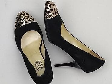 Czarne czółenka damskie ATUT na szpilce - Rozmiar: 38 (oznaczenie na w lalafo.pl Czarne czółenka damskie ATUT na szpilce - Rozmiar: 38 (oznaczenie na