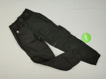 spodnie czarne cargo bershka: Bershka, Spodnie cargo damskie, rozmiar 2XS — 3