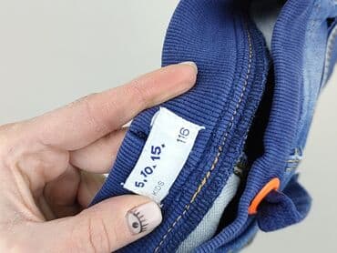 sinsay koszula len: Spodnie jeansowe, 5.10.15, 5-6 lat, 110/116, stan - Bardzo dobry — 4