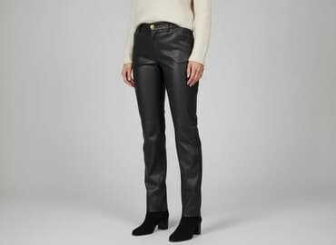 koszula damska z eko skóry: Material trousers for women, size S — 1