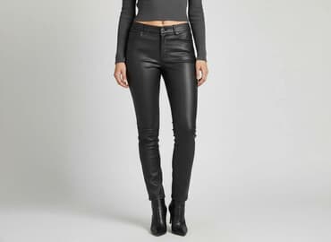 lejon buty zimowe: ONLY, Spodnie materiałowe damskie, rozmiar S — 6