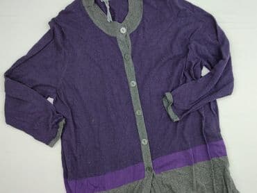 fioletowy sweter reserved: Kardigan damski, 3XL — 1