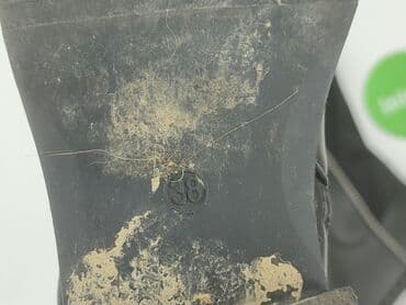 nieprzemakalne ocieplane buty zimowe z wysokimi cholewami: Kozaki damskie, rozmiar 38 — 5