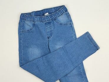 spodnie z lycry: Spodnie jeansowe, Lupilu, 8 lat, 128, stan - Bardzo dobry — 1