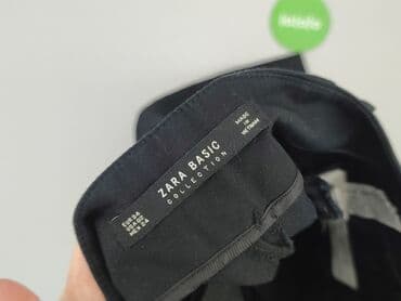zara spodnie czarne szerokie: Zara, Spodnie materiałowe damskie, rozmiar XS — 4