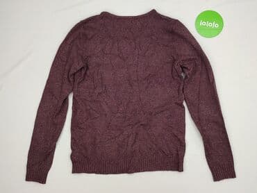 bluzki z długim rękawem dekolt w serek: Sweter damski, rozmiar S — 3