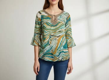 reserved bluzki z cekinami: Bluzka damska, rozmiar M — 1